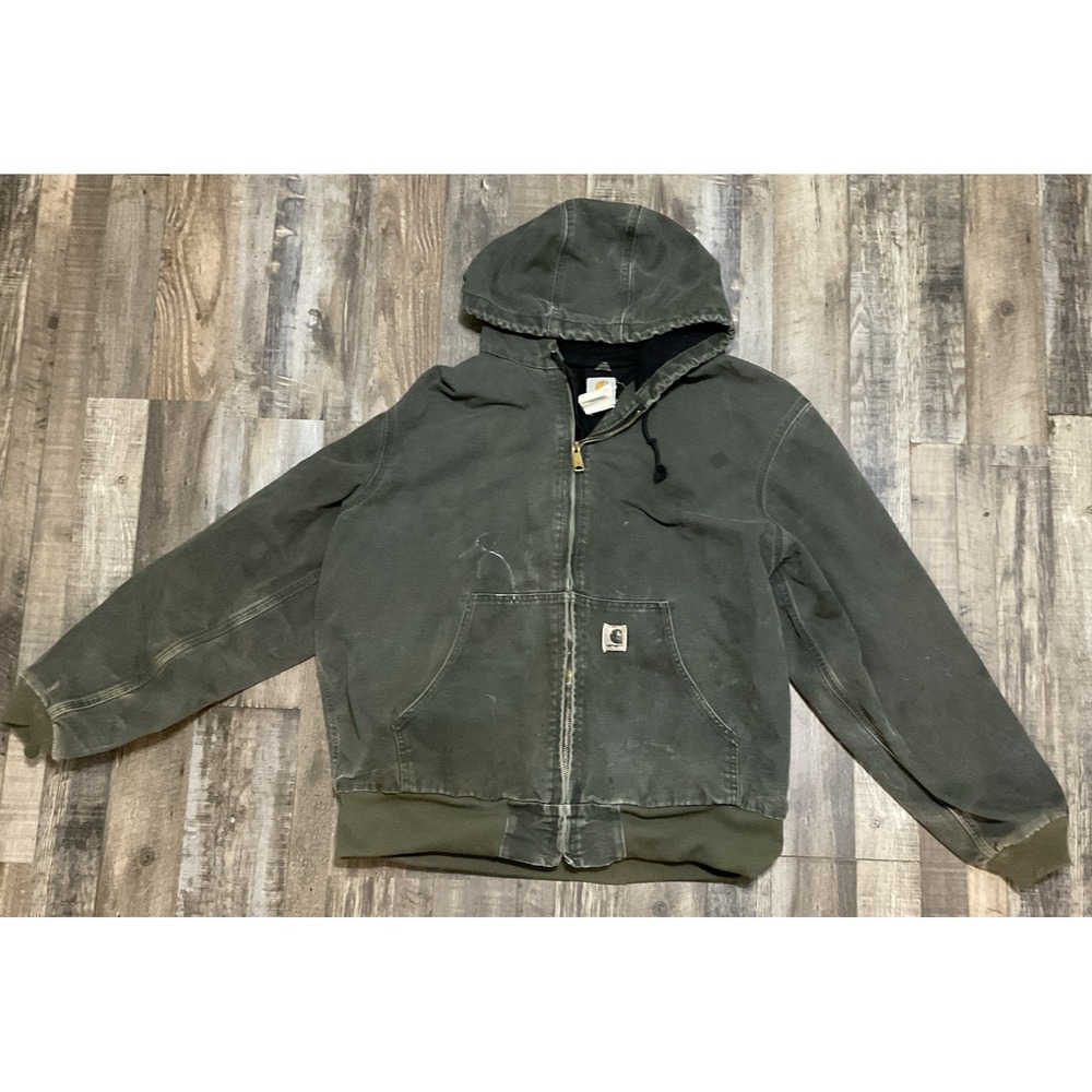 Vintage Y2K Carhartt J25 Active Jacket Moss Green Size XL